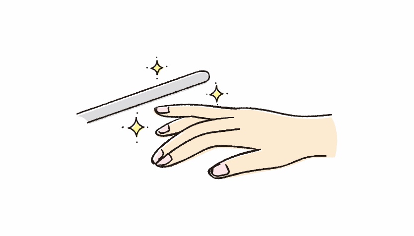 爪と棒のイラスト